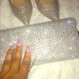 Rhinestone encrusted cute purse BRAND NEW